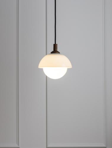 GLASS DOME PENDANT 08"