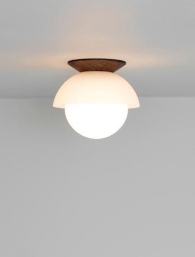 GLASS FLUSH DOME 08"