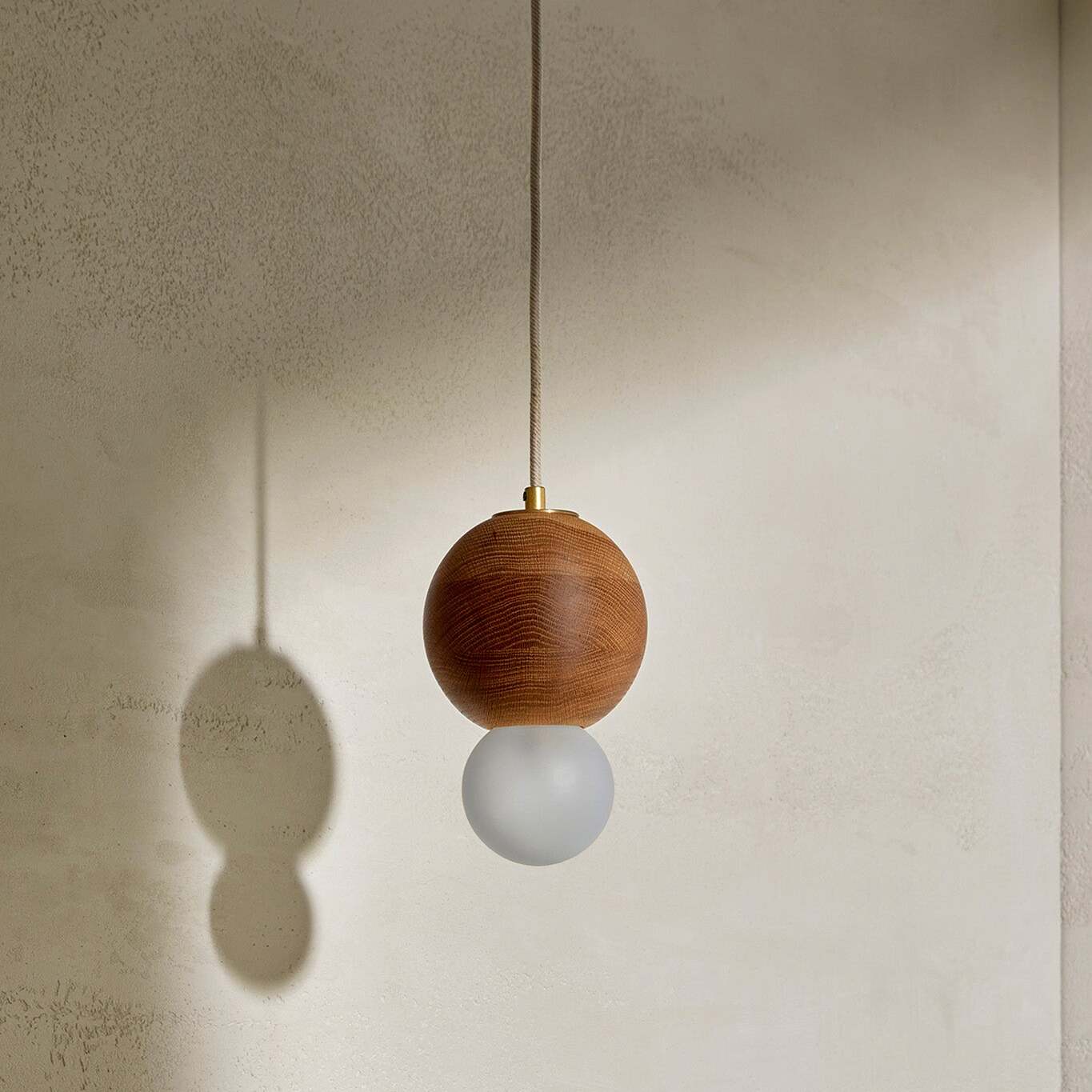 BRIGHT BEADS SPHERE PENDANT LIGHT - FABRIC