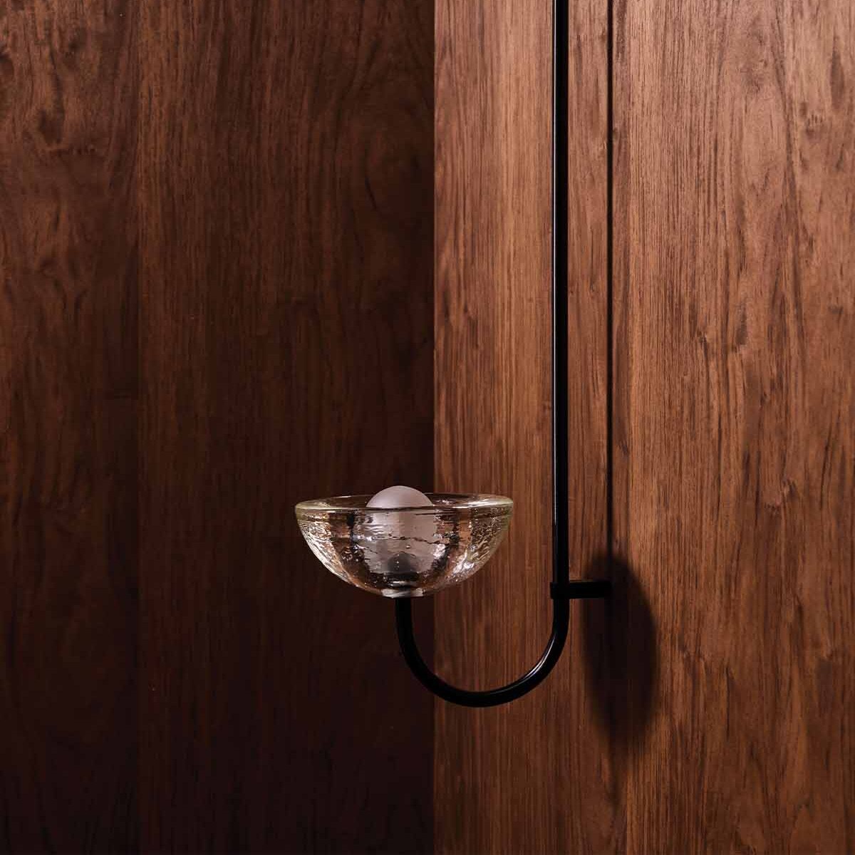 AURELIA WALL LIGHT SMALL 70R CAST GLASS