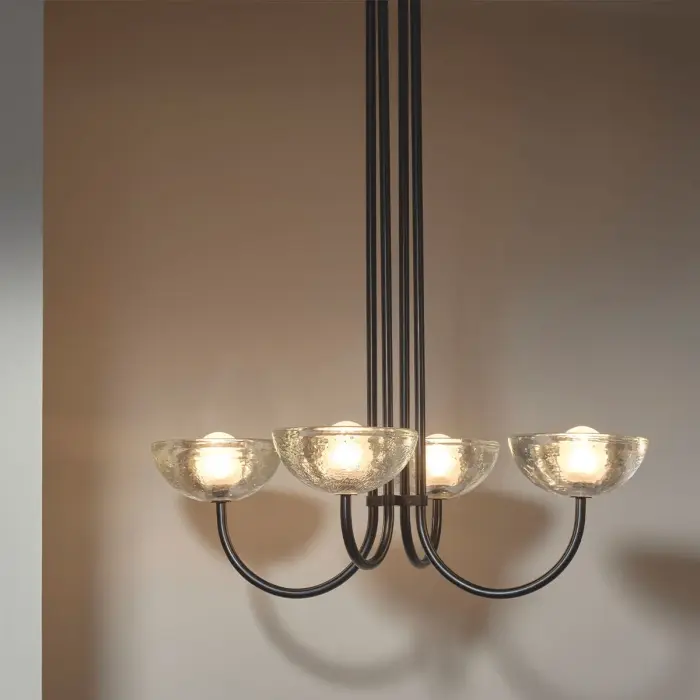 AURELIA CHANDELIER NARROW PENDANT LIGHT GLASS