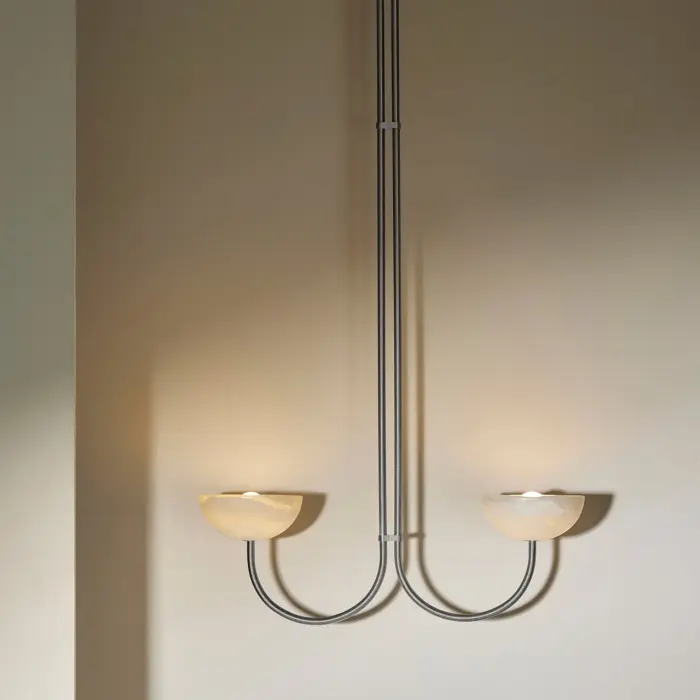 AURELIA DOUBLE PENDANT LIGHT STONE