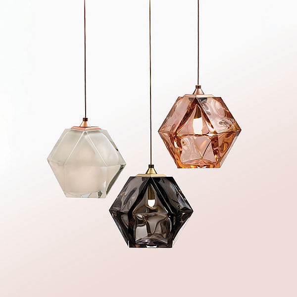 WELLES DOUBLE BLOWN GLASS PENDANTS