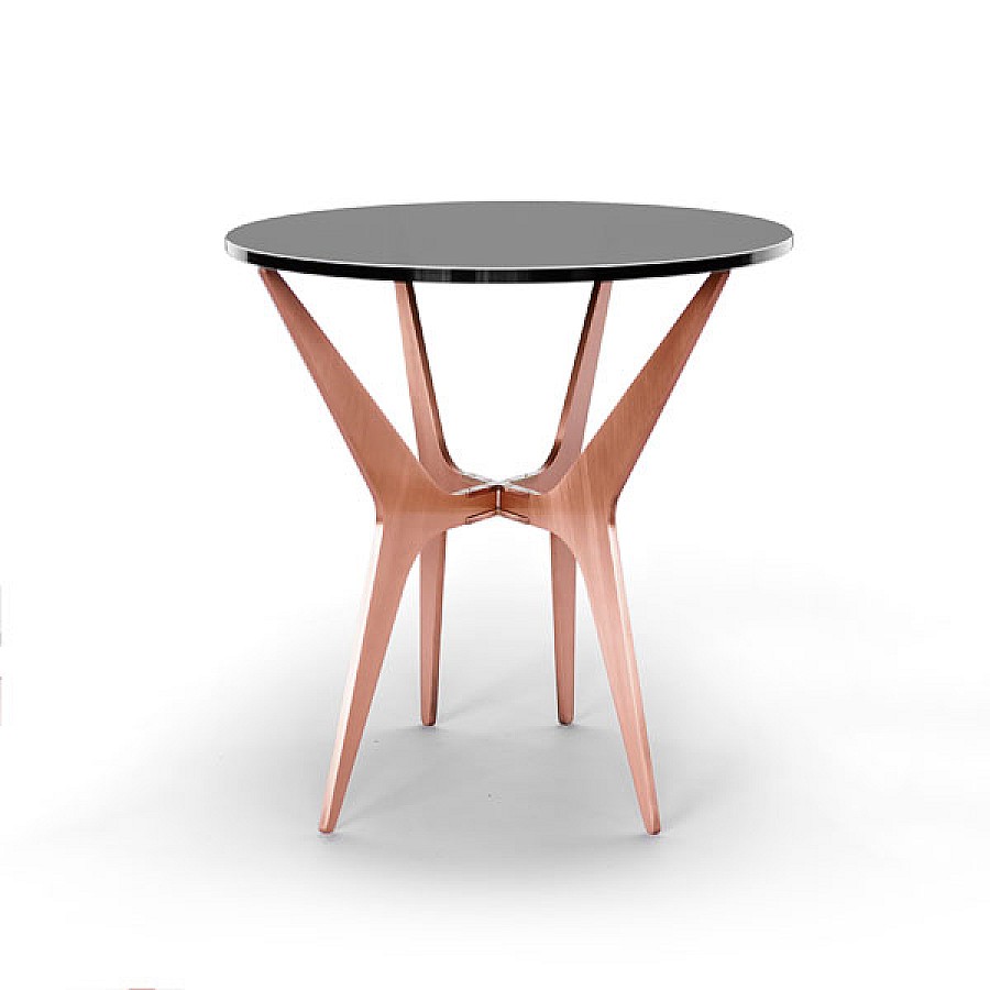 DEAN OVAL SIDE TABLE - Gabriel Scott
